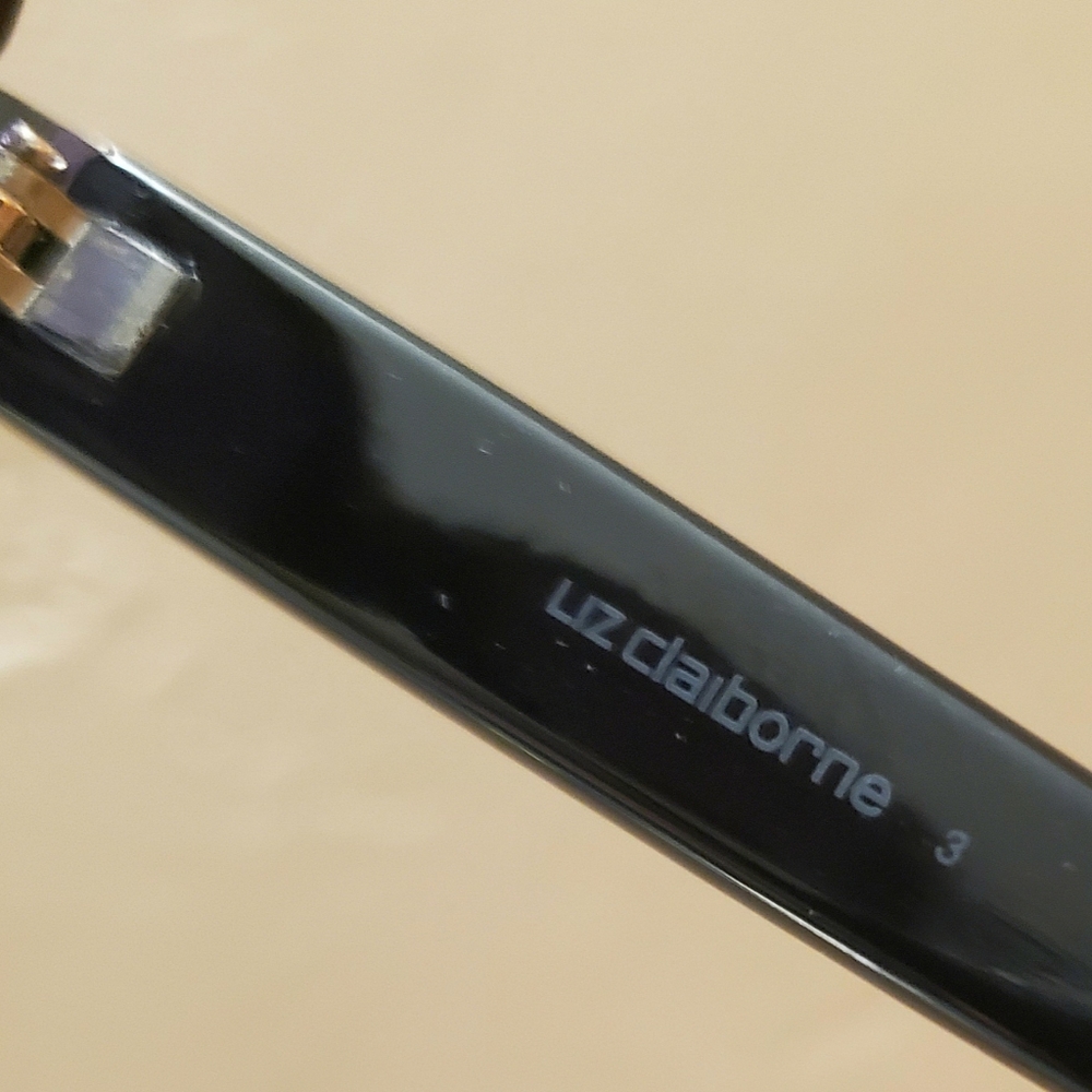Liz Claiborne Black Sunglasses with UV Protection New - Picture 5 of 5